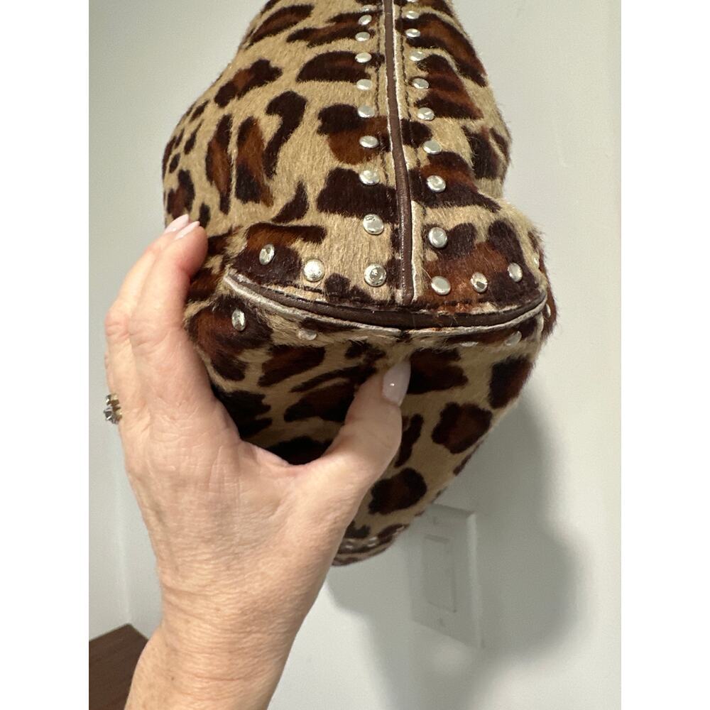 Michael Kors Astrid Cheetah Pattern Calf Hair Tote - Picture 6 of 9